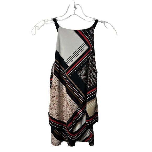 White House Black Market Printed Layer Halter Top XS - Picture 3 of 6